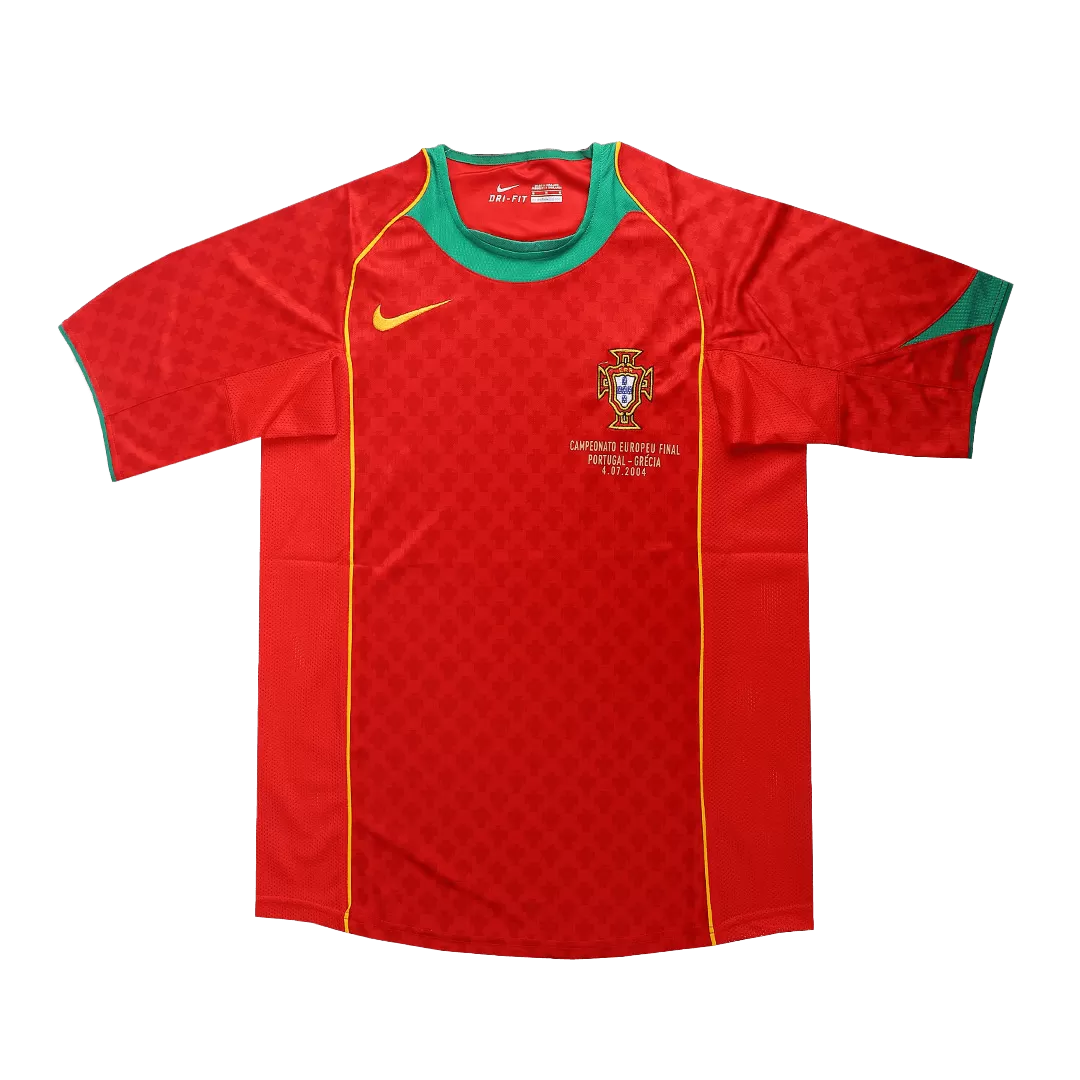 2004 Portugal Home Jersey - Retro – Indiansoccermart