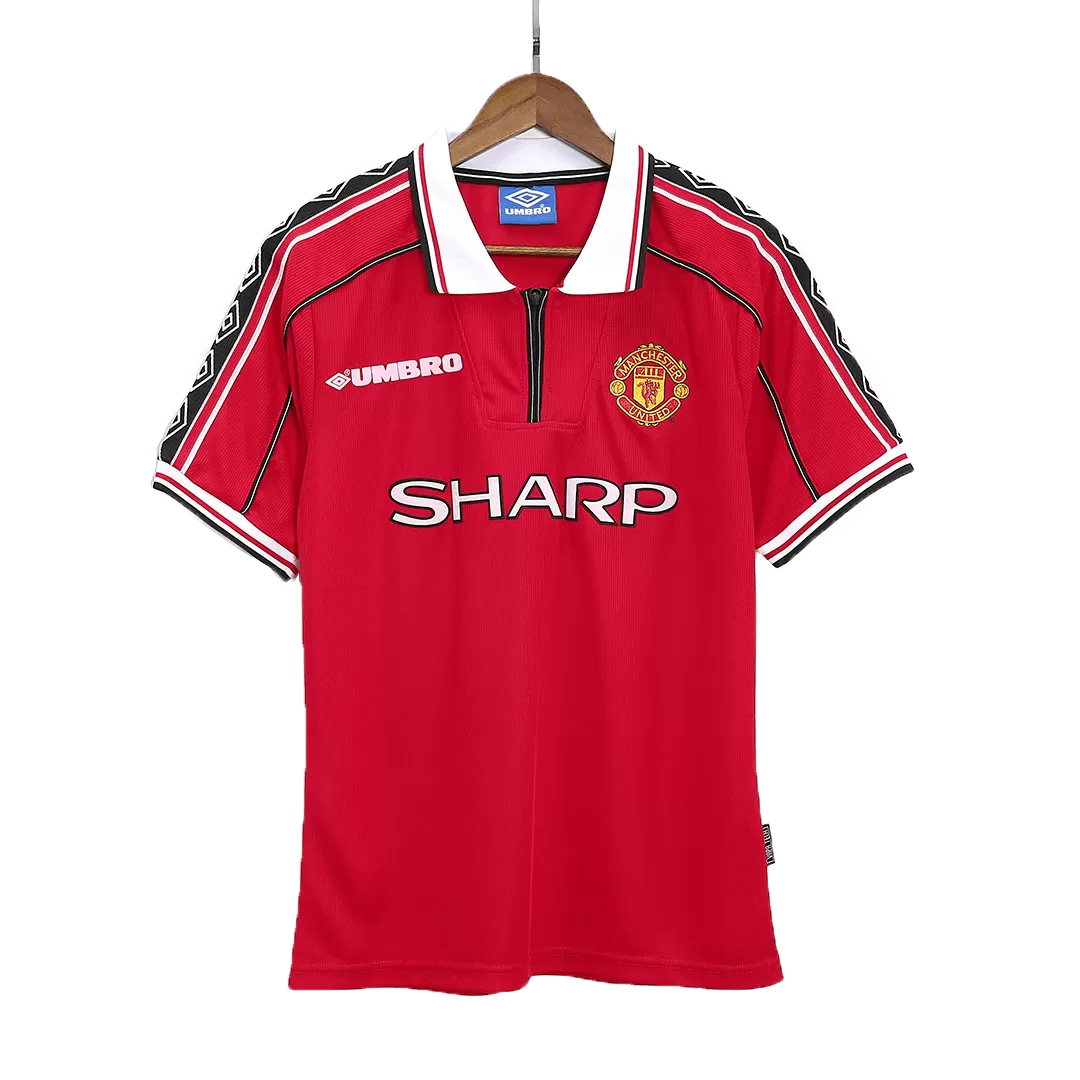 1998 99 Manchester United Home Jersey Indiansoccermart