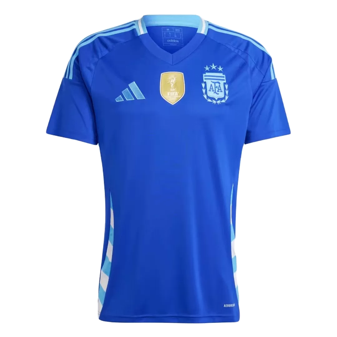 Argentina Away Copa America kit 2024 (Jersey+Shorts) Indiansoccermart