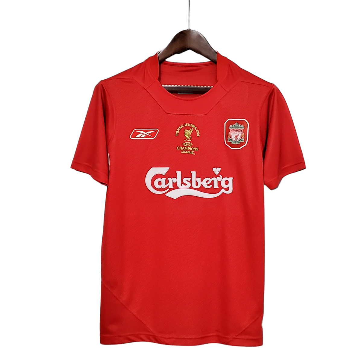 2005 Liverpool Champions League Final Home Jersey Retro