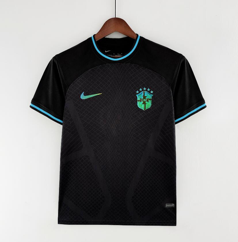 Brazil Away Set (Jersey + Shorts) - World Cup 2022 – Indiansoccermart