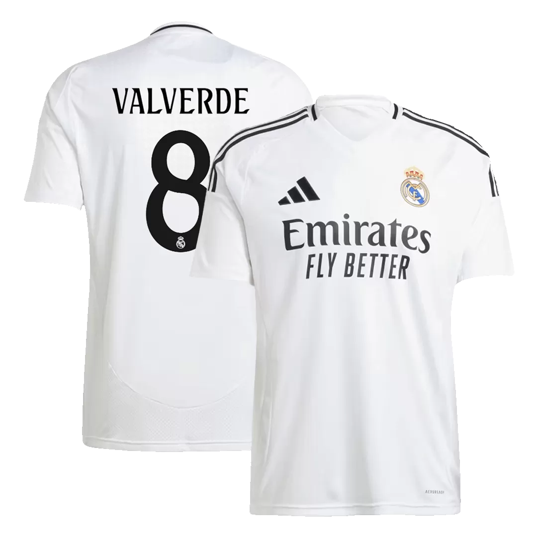 新品レアル・マドリード VALVERDE #8 2XL 24/25 Valverde Real Madrid 24/25 UCL Authentic Third Jersey
