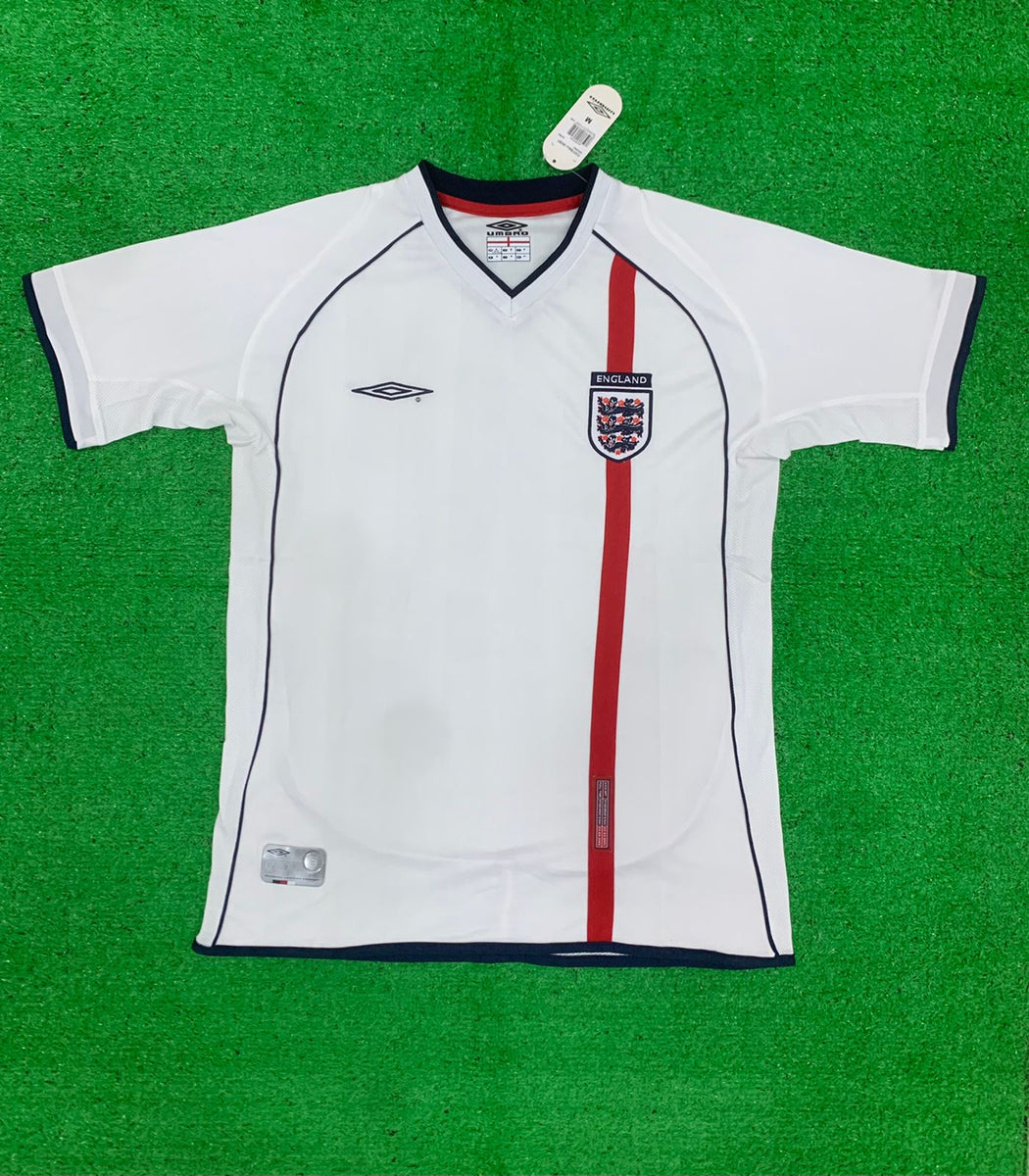 2001/02 England Home Jersey - Retro – Indiansoccermart