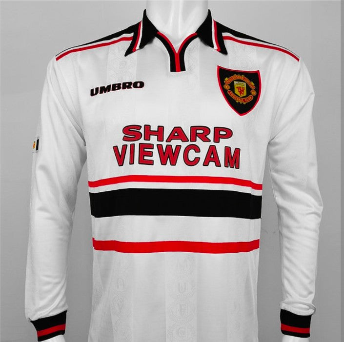 ウェア Manchester United 1997/98 Away Uniform Manchester United 1997/98 Away Shirt - Bargain Football Shirts