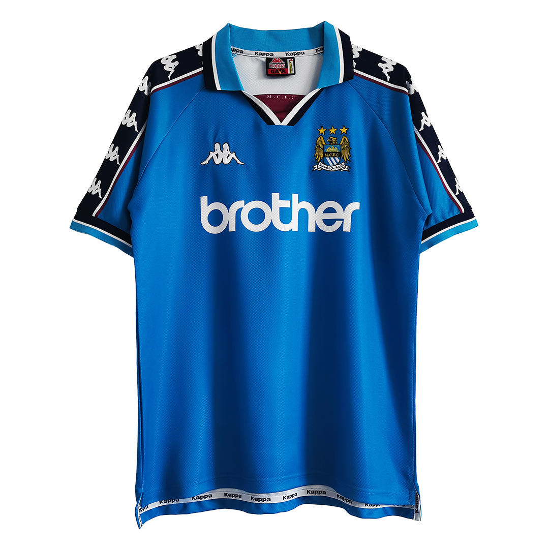 ウェア Manchester City 97/99 Home Manchester City 1997/99 Home Jersey – Retros League