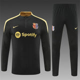 Barcelona Black(Golden) Training Tracksuit 2024/25