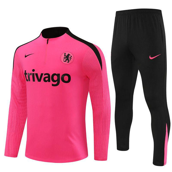 Chelsea Pink Training Tracksuit 2024/25