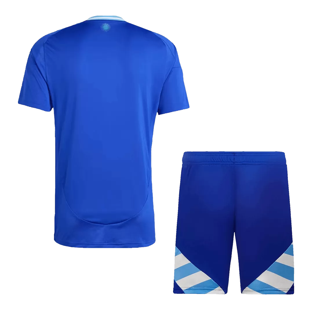 Argentina Away Copa America kit 2024 (Jersey+Shorts) Indiansoccermart