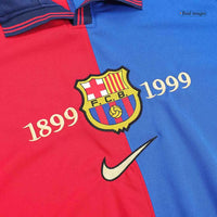 1999 Barcelona Home Fullsleeves Jersey - Retro