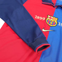 1999 Barcelona Home Fullsleeves Jersey - Retro