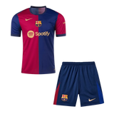 Barcelona Home Kit 2024/25 - (Jersey + Shorts)