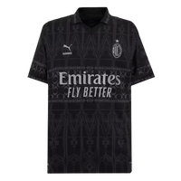 AC Milan x Pleasures Fourth Black 2023/24 - Player Version