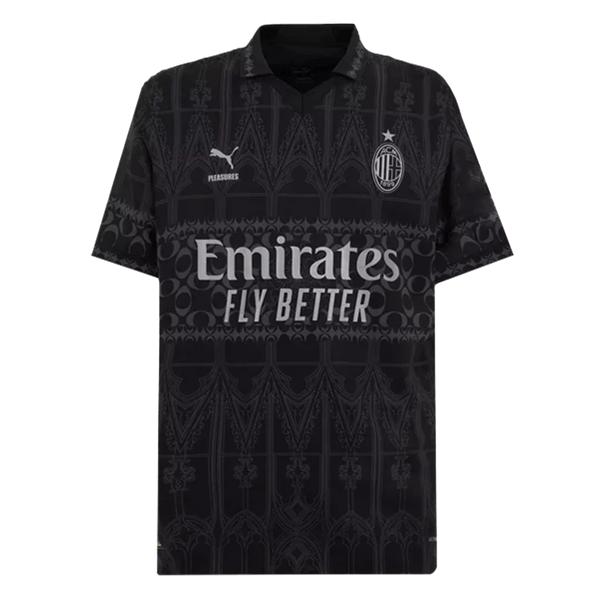 AC Milan x Pleasures Fourth Black 2023/24 - Player Version