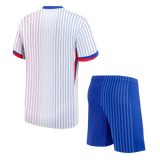 France Away Kit Euro 2024 - ( Jersey + Shorts )