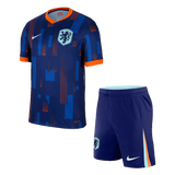 Netherlands Away Kit Euro 2024 - (Jersey + Shorts)