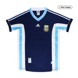 1998 Argentina Away Jersey - Retro (Authentic)