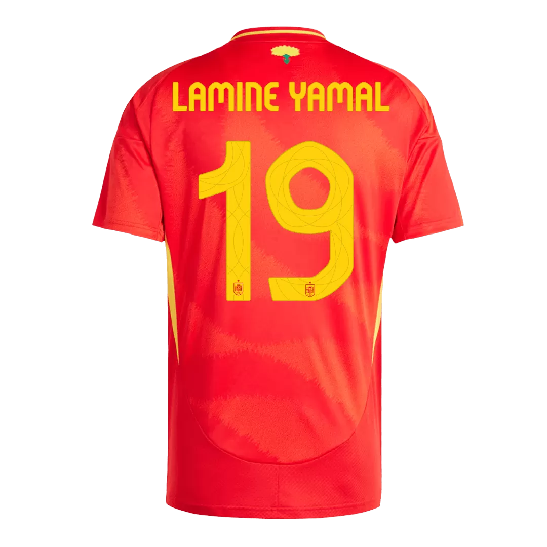 Camiseta Lamine Yamal Barcelona #19 – Equipación Niño 2025-26, Roja, Con Pantalón