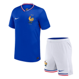 France Home Kit Euro 2024 - ( Jersey + Shorts )