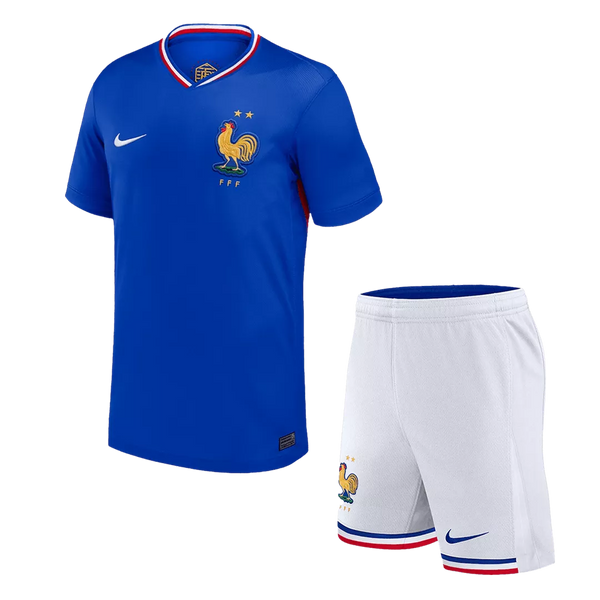 France Home Kit Euro 2024 - ( Jersey + Shorts )