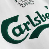 1993/95 Liverpool Away Jersey (White/Green) - Retro