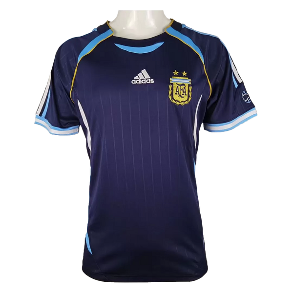 2006 Argentina Away Retro Jersey - Authentic