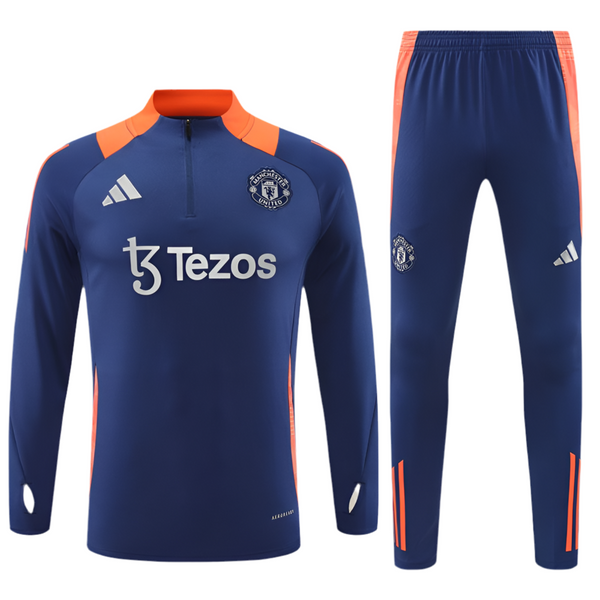 Manchester United Blue Training Tracksuit 2024/25