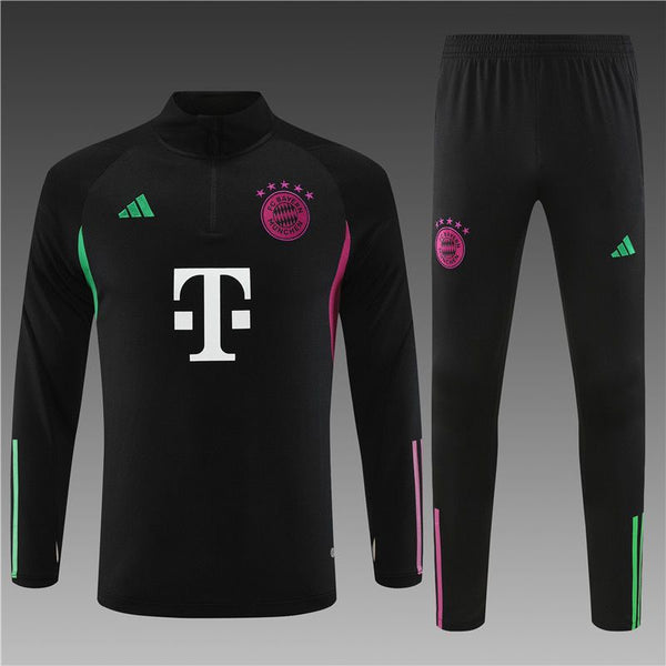 Bayern Munich Black Training Tracksuit 2023/24