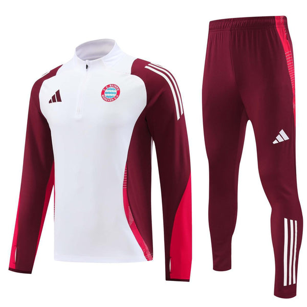 Bayern Munich White Training Tracksuit 2024/25