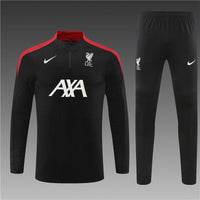 Liverpool Black Training Tracksuit 2024/25