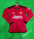 Manchester United Home Fullsleeeves 2023/24 - Player Version (Authentic)