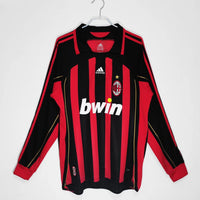 2006/07 AC Milan Home Fullsleeves Jersey - Retro