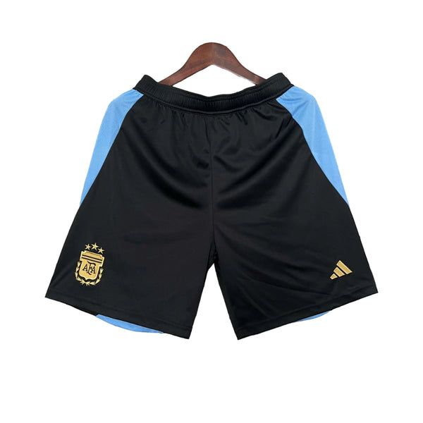 Argentina Home Shorts  - Black