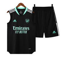 Arsenal Black Sleeveless Training Set 2022/23