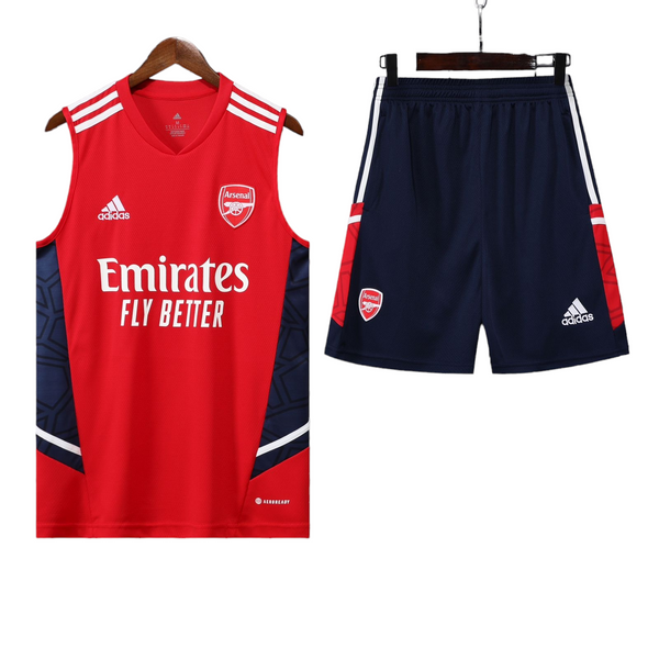 Arsenal Red Sleeveless Training Set 2022/23