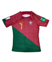 Ronaldo 7 -  Portugal Home 2022 World Cup Jersey - Player Version