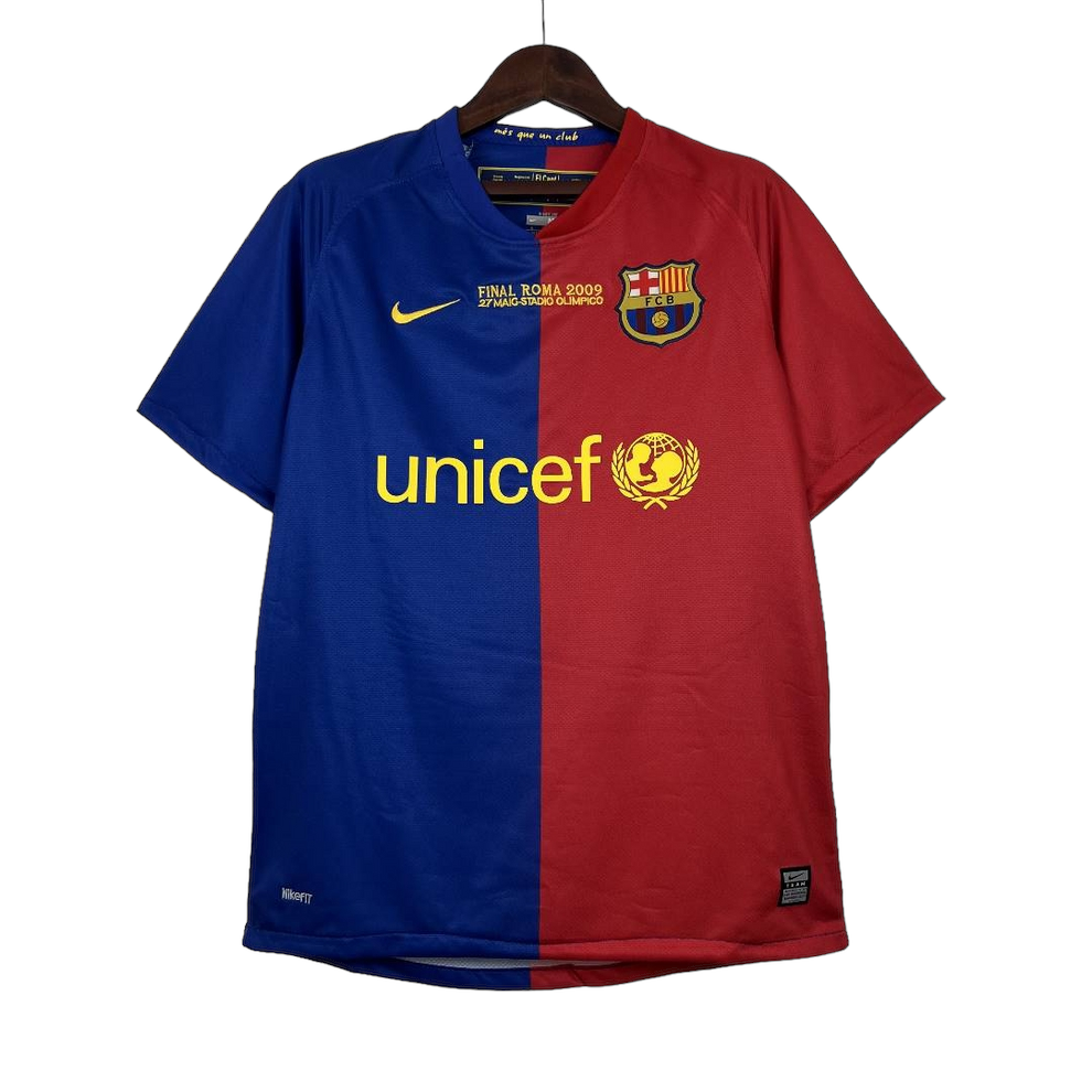 2008 09 Barcelona Home Jersey Retro Indiansoccermart