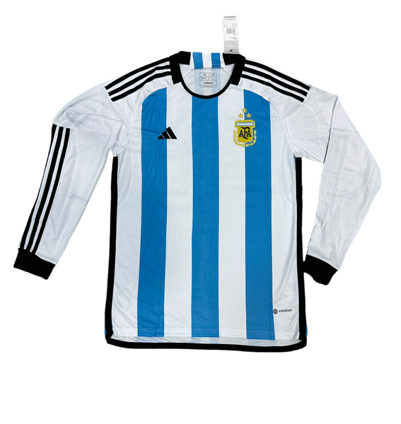 Argentina Home Fullsleeves 3 Star World Cup 2022 - Master Quality