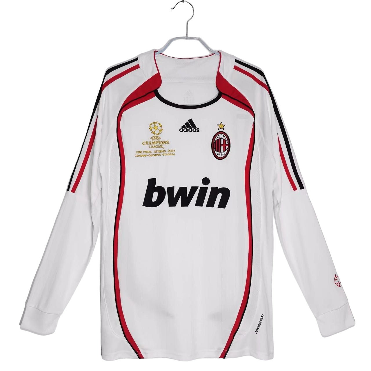 Ac milan jersey white shop