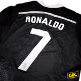 Ronaldo 7 - 2014/15 Merengues Third Fullsleeves Jersey - Retro