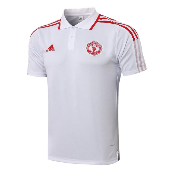 Manchester United White Polo - Master quality
