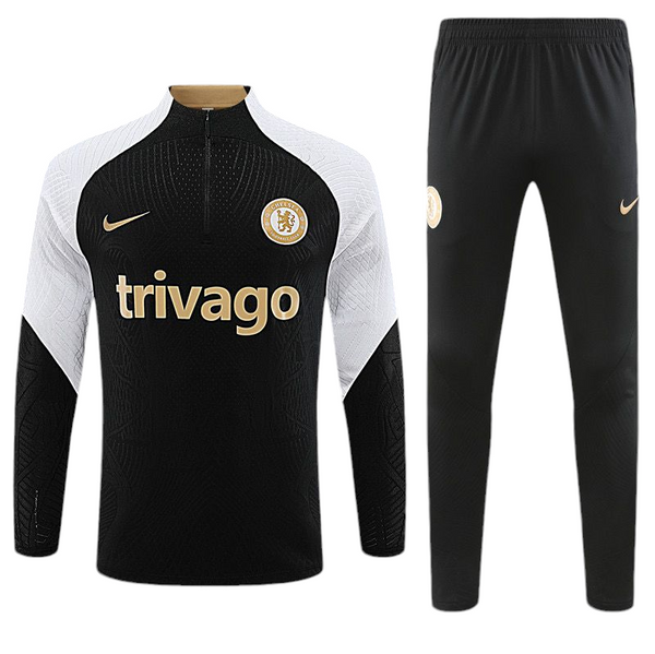 Chelsea Black Training Tracksuit 2023/24