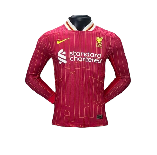 Liverpool Home Fullsleeves 2024/25 - Player Version Quality