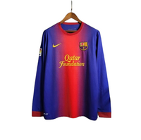 2012/13 Barcelona Home Fullsleeves Retro Jersey