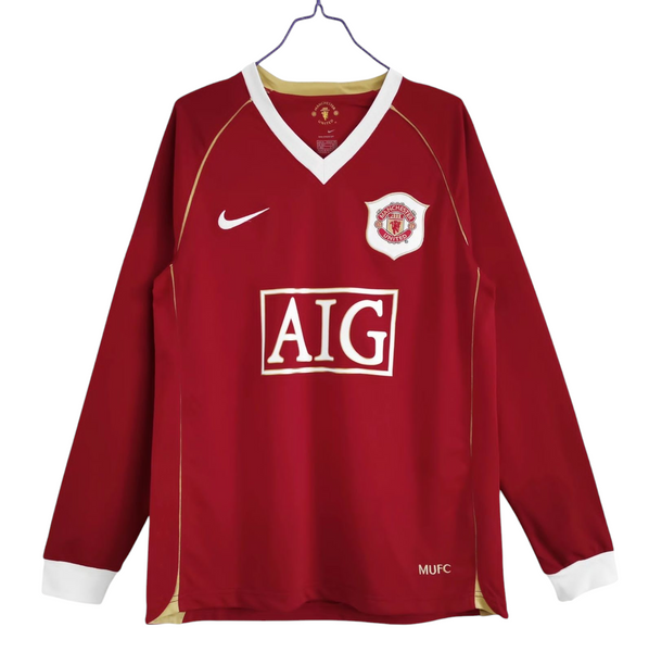 2006/07 Manchester United Fullsleeves Home Jersey - Retro