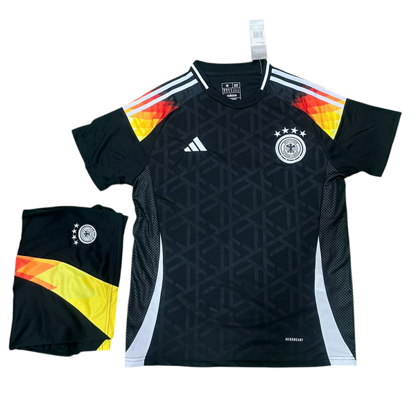 Germany Black Training Kit Euro 2024 - (Jersey+Shorts)