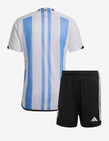 Argentina Home 2 Star World Cup 2022 (Jersey+Shorts)