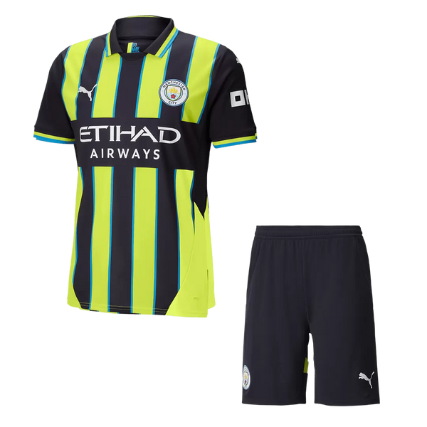 Manchester City Away Set 2024/25 - (Jersey+Shorts)