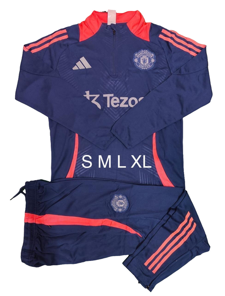 Manchester United Blue Training Tracksuit 2024/25