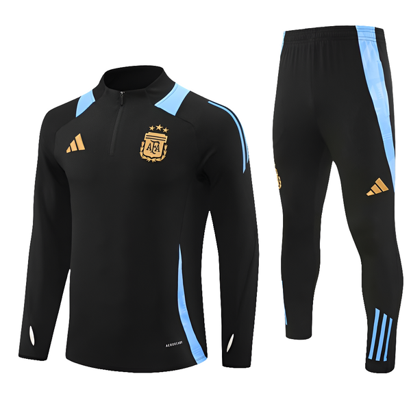 Argentina Black Training Tracksuit 2024/25