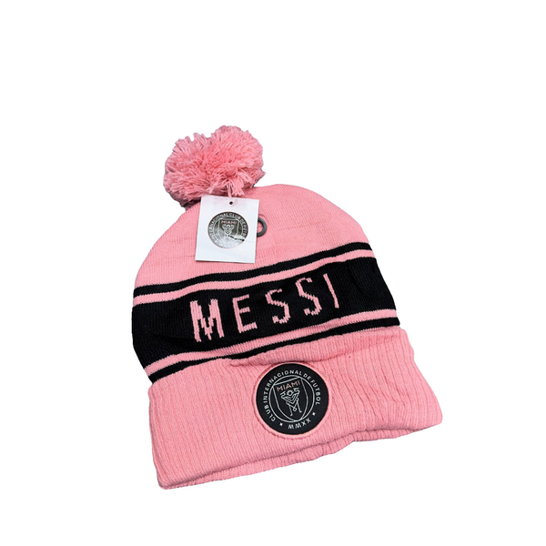 Messi Printed Miami Pink Winter Cap